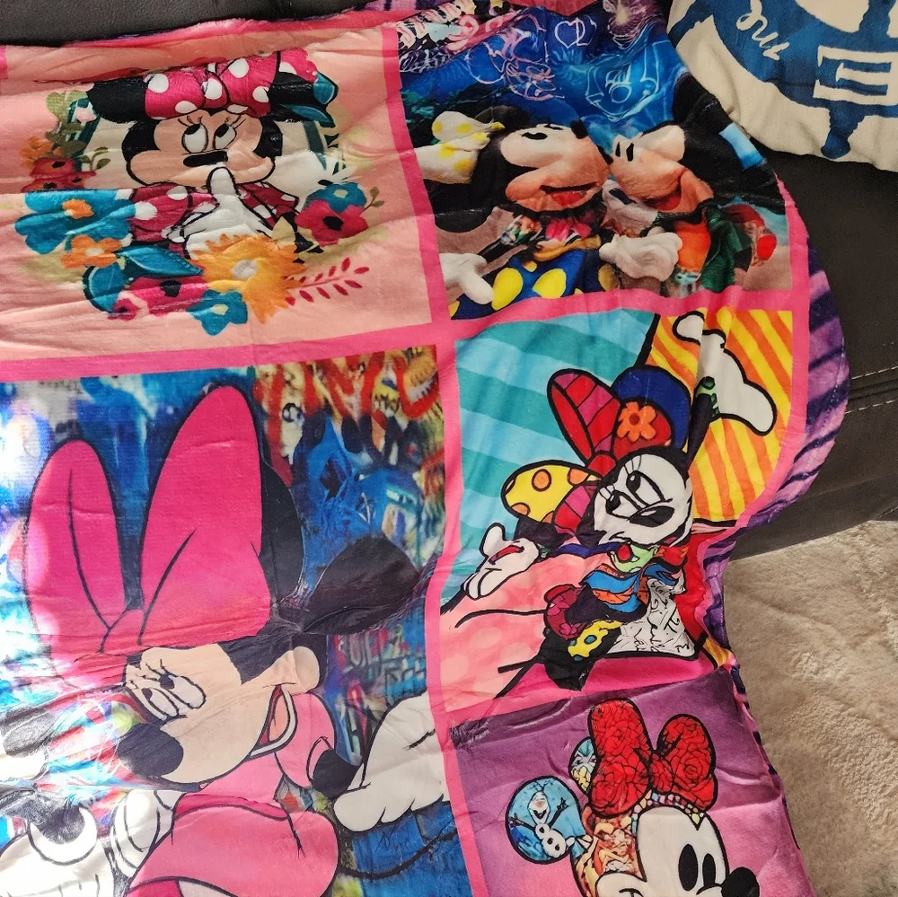 New In Vacumm Sealed Bag , Disney Character Blanket This Is For 1.